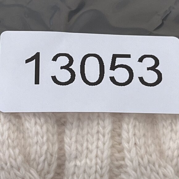 Olivaceous Cable‎ Knit Mini Skirt, Medium, Ivory - Picture 9 of 9